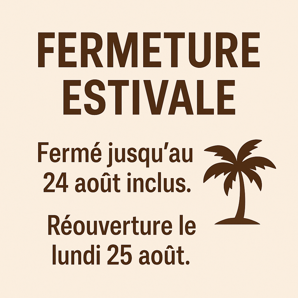 Fermeture estivale du Comptoir Or AOV à Conflans-Sainte-Honorine – Réouverture le 25 août